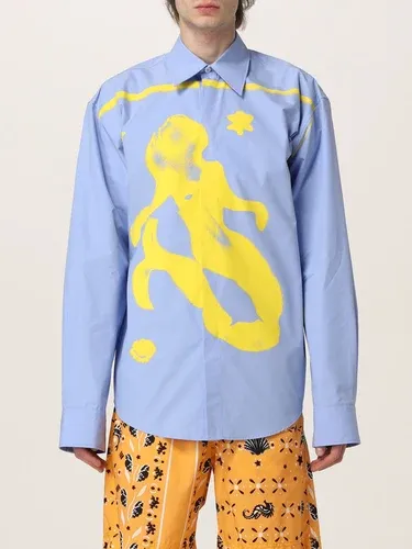 Camicia Msgm con stampa sirena (56253457)