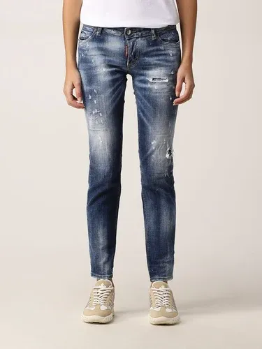 Jeans Dsquared2 in denim washed con rotture (56253451)