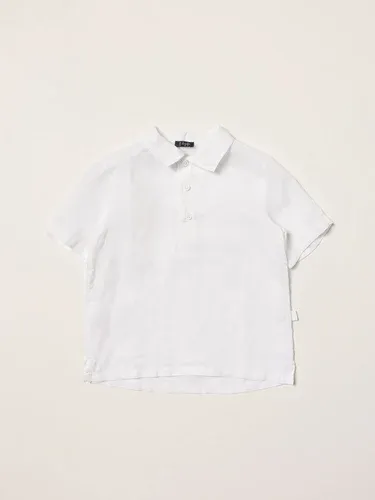 Polo basic Il Gufo in lino (56253588)