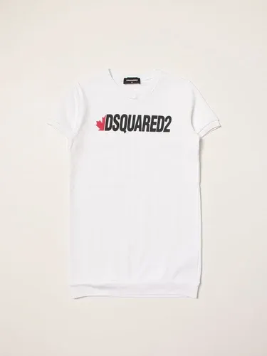 Abito a t-shirt Dsquared2 Junior in cotone con logo (56253784)