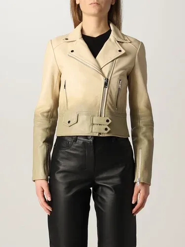 Giacca biker cropped Pinko in pelle di pecora (56253907)