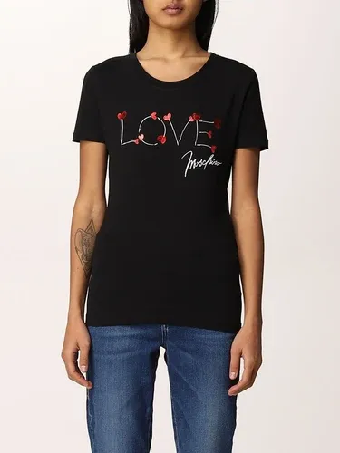 T-shirt basic Love Moschino con logo (56312846)