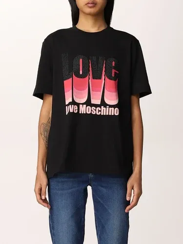 T-shirt Love Moschino in cotone con logo (56312837)