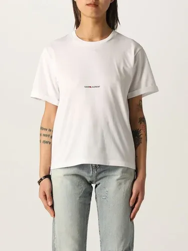 T-shirt Saint Laurent in cotone con logo (56312859)