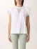 T-shirt Twinset in cotone e pizzo (56312940)