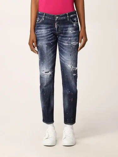 Jeans Jennifer Dsquared2 con rotture e schizzi di vernice (56312981)