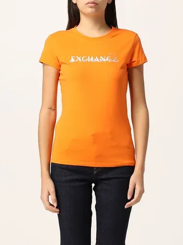T-shirt Armani Exchange con logo e strass (56313284)