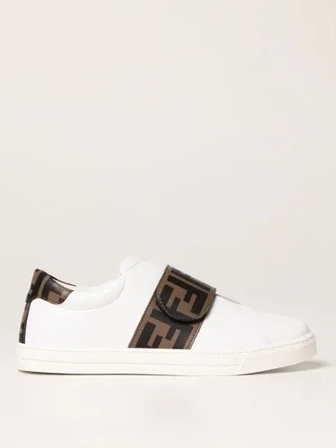 Sneakers Fendi in pelle con logo FF (56313445)