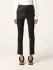 Pantalone cropped Theory in pelle d'agnello (56313841)