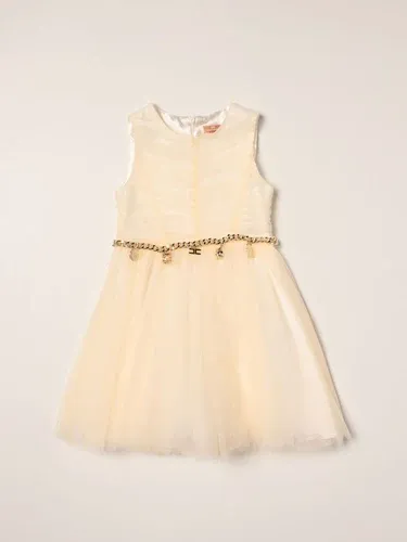 Abito Elisabetta Franchi in tulle con cinta charms (56313991)