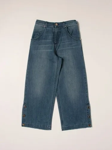 Jeans ampio Elisabetta Franchi in denim washed (56314101)