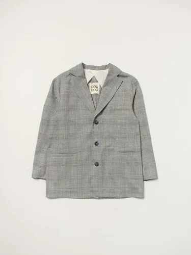 Blazer a monopetto Douuod a quadri (56314252)