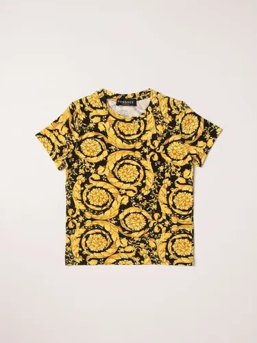 Young Versace T-shirt Versace Young in cotone con stampa barocca (101257710)