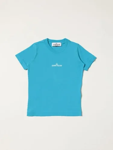 T-shirt Stone Island Junior in cotone con stampa (56450305)