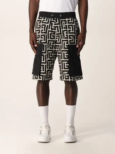 Bermuda Balmain con motivo monogram (56450337)