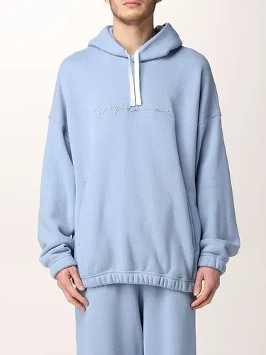 Felpa Giorgio Armani in cotone con logo ricamato (56450408)