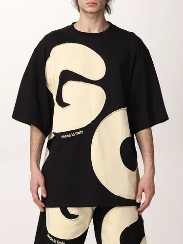 T-shirt GCDS con logo Andy tagliato a vivo (56450494)