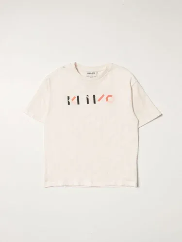 T-shirt Kenzo Junior in cotone con logo (56450531)