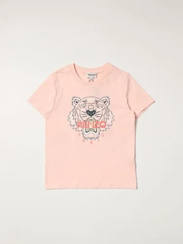T-shirt Kenzo Junior in cotone con logo (56450536)