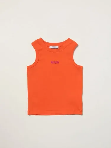 Canotta Msgm Kids in cotone con logo (56450655)