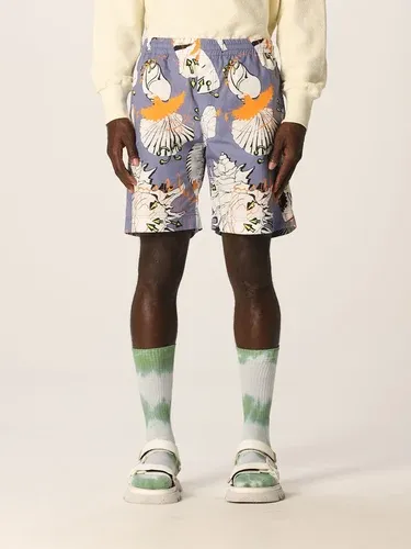 Bermuda jogging Msgm con stampa conchiglie (56450649)