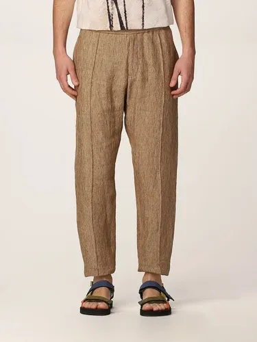 Pantalone Emporio Armani in lino con pince (56450754) Pantalone Emporio Armani in lino con pince (56450754)