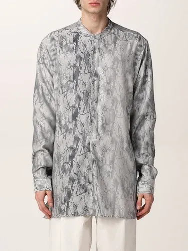 Camicia alla coreana Emporio Armani stampata (56450758)