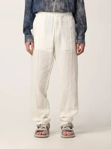 Pantalone Emporio Armani in lino con pince (56450755)