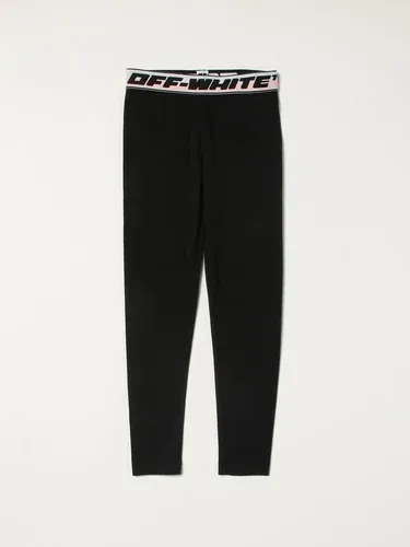 Leggings Off-White stretch con logo (56450892)