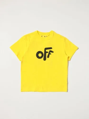 T-shirt Off-White in cotone con stampa posteriore (56450898)