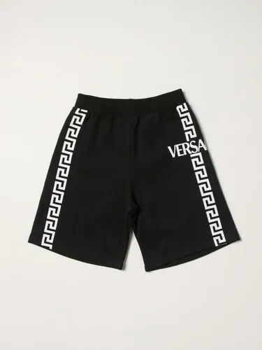 Young Versace Pantaloncino Versace Young in cotone con logo (56450959) Young Versace Pantaloncino Versace Young in cotone con logo (56450959)