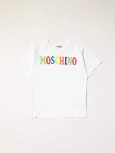 T-shirt Moschino Kid con stampa logo multicolor (56451199)
