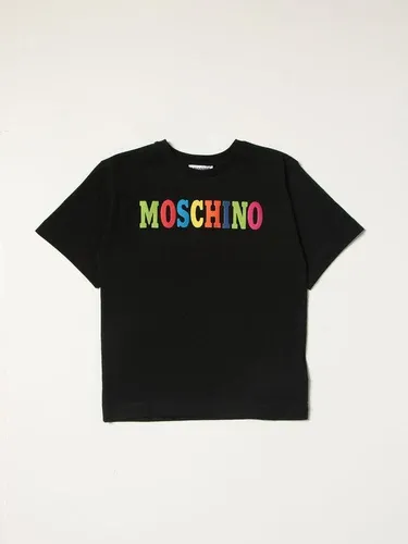 T-shirt Moschino Kid con stampa logo multicolor (56451200)