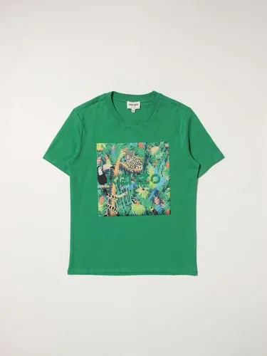 T-shirt Kenzo Junior con stampa tropicale (56451335)