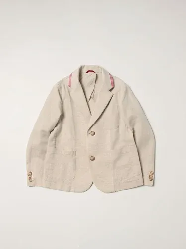 Giacca Fay in misto lino con dettagli a righe (56451420)