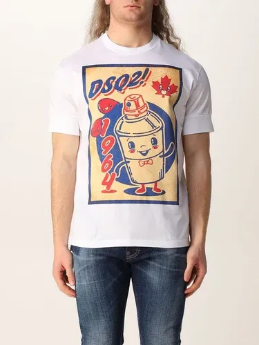 T-shirt Dsquared2 in cotone con stampa (56451578)