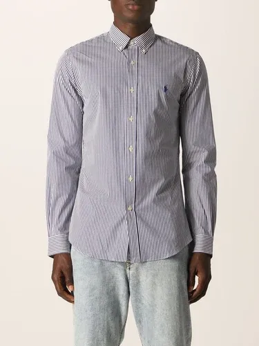 Camicia a righe Polo Ralph Lauren con logo ricamato (56451689)