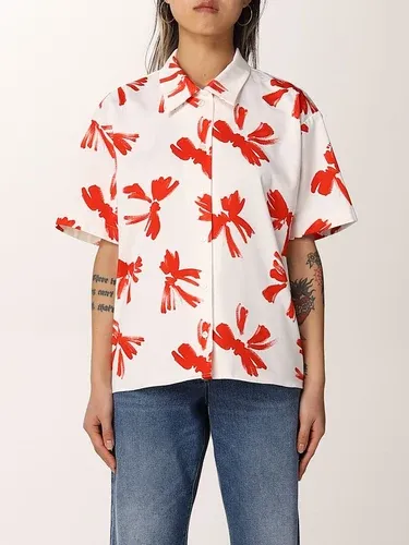 Camicia Msgm con stampa fiocchi all over (56451713)
