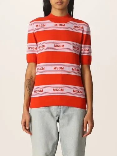 Maglia Msgm con logo all over (56451749)