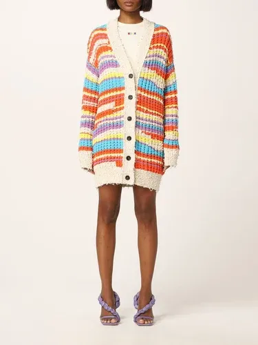 Cardigan Msgm in maglia multicolor (56451733)