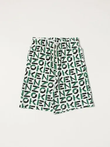 Pantaloncino jogging Kenzo Junior con logo all over (56451800)