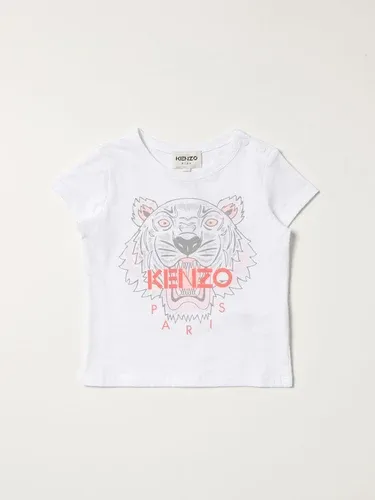 T-shirt Kenzo Junior in cotone con logo (56451818)