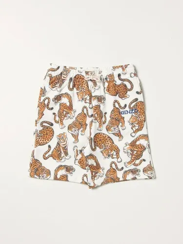 Pantaloncino jogging Kenzo Junior con logo Tiger all over (56451837)