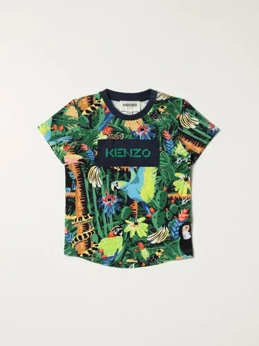 T-shirt Kenzo Junior in cotone stampato (56451823)