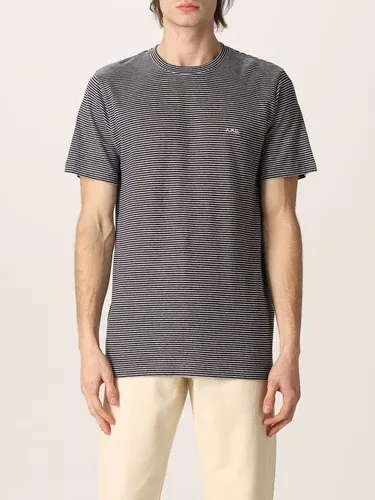 T-shirt Guillermo A.p.c. in cotone e lino con logo (56452266)