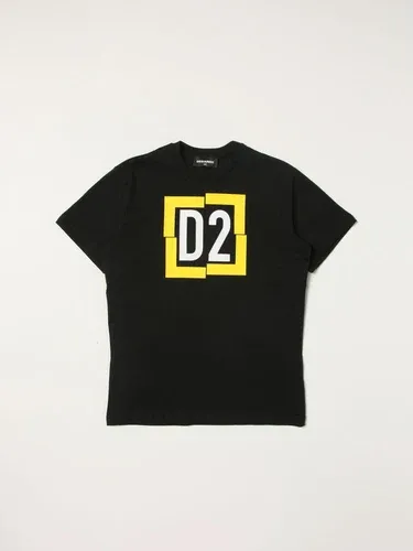 T-shirt Dsquared2 Junior in cotone con logo D2 (56452289)