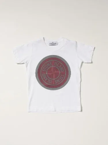 T-shirt Stone Island Junior in cotone con stampa (56452367)