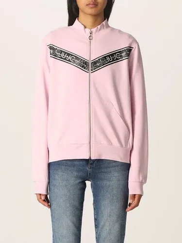Felpa con zip Liu Jo con bande logate (56452798) Felpa con zip Liu Jo con bande logate (56452798)