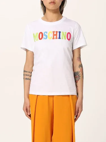 T-shirt Moschino Couture in cotone con logo (57256443)