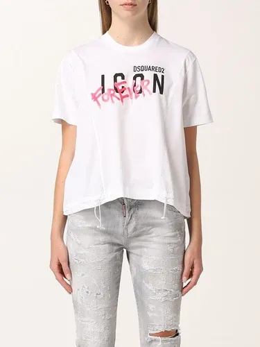 T-shirt Be Icon Spray Dsquared2 in cotone (56476965)